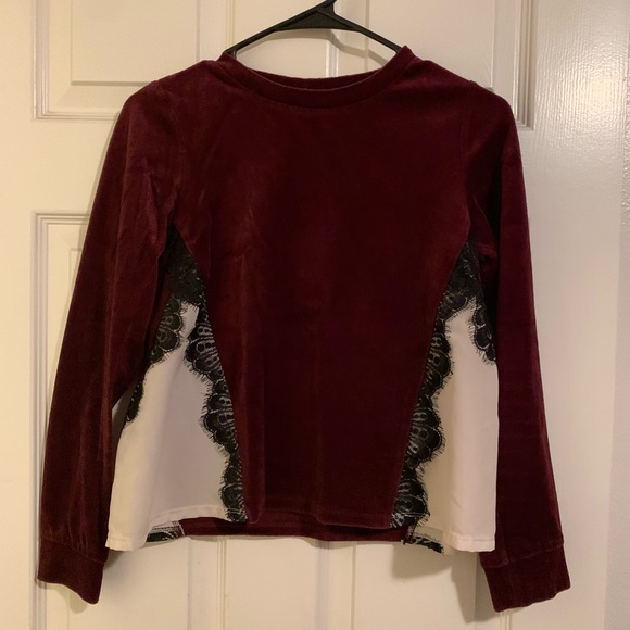 Uniqlo Tops - Velvet Long Sleeve High Neck Top